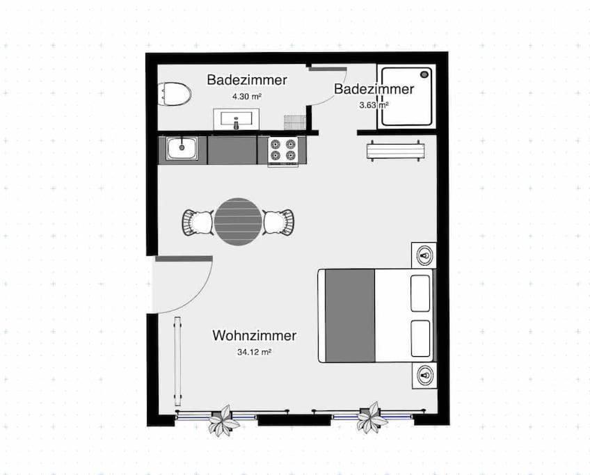 Modernes Studio Im Herzen Pirnas Apartman Kültér fotó